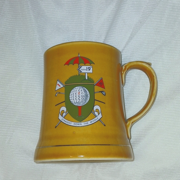 Vintage Wade England Golf Motif Collectible Mug Stein Wade England - Picture 1 of 5